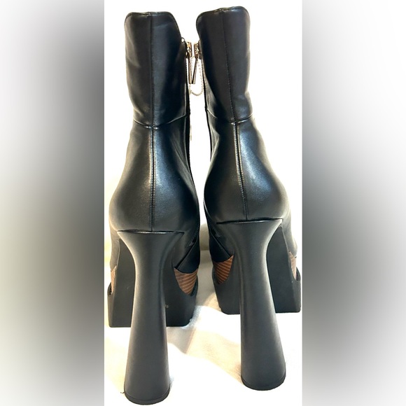 NEW Jessica Simpson Stensin Platform zippered ankle boots women’s size 9.5 - Picture 9 of 14